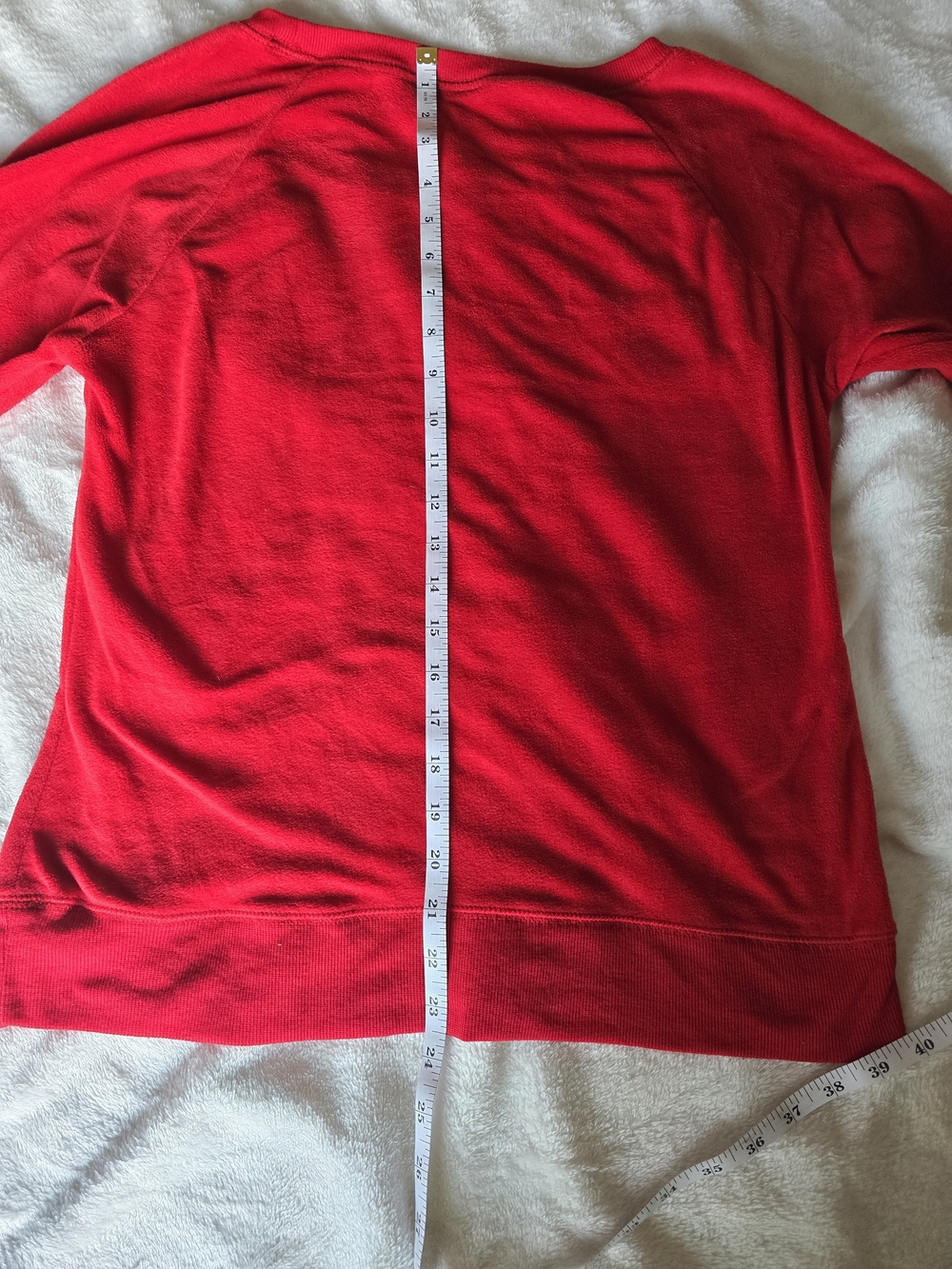 💖=3/$20 Holiday "Treat Yourself" Red Christmas Sweatshirt Size Large - Picture 6 of 7